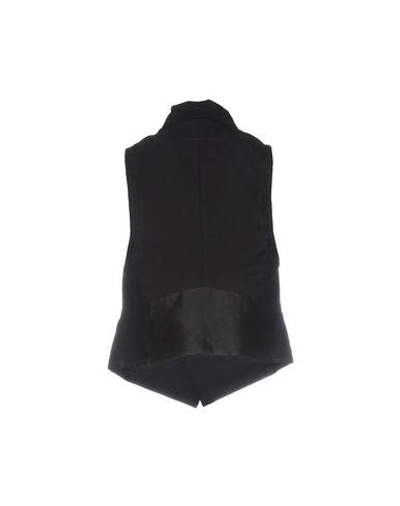 Shop Ann Demeulemeester Suit Vest In Black