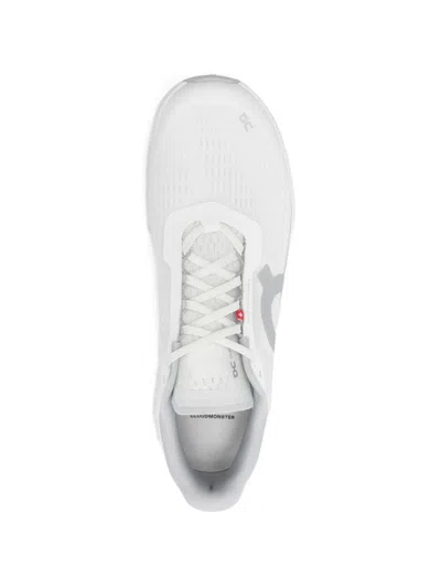 On Fabric Low-top Sneakers In White
