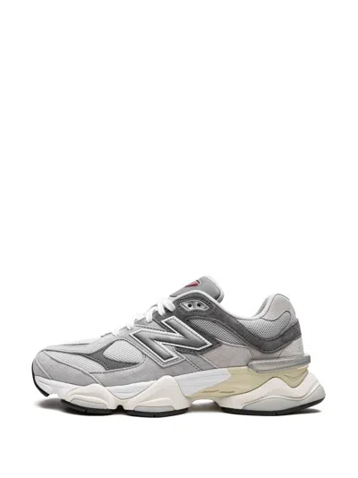 New Balance Mesh Panel Rubber Sole Sneakers In Gray