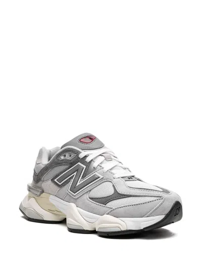 New Balance Mesh Panel Rubber Sole Sneakers In Gray