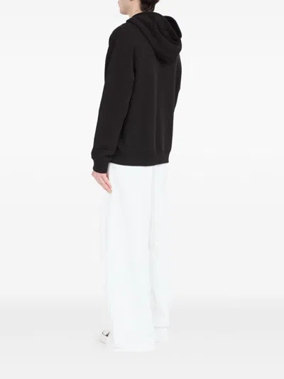 Mm6 Maison Margiela Cotton Sweatshirt For Men In Black