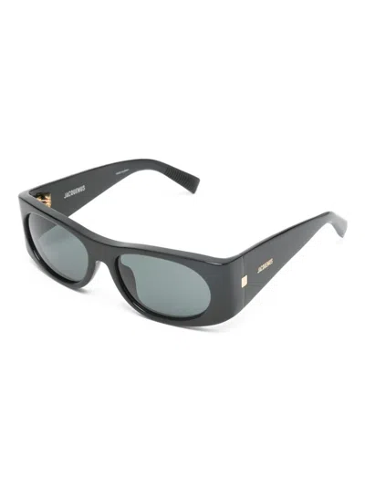 Jacquemus Square-frame Sunglasses In Black