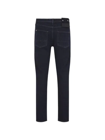 Stone Island Regular-straight-fit Five-pocket Jeans With Rinsed Finish In Blue