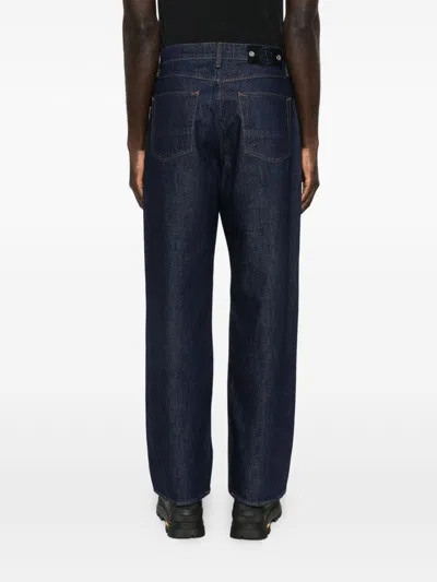 Stone Island Regular-straight-fit Five-pocket Jeans With Rinsed Finish In Blue