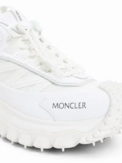 Moncler Waterproof Trailgrip Gtx Sneakers With Carbon Fiber In White