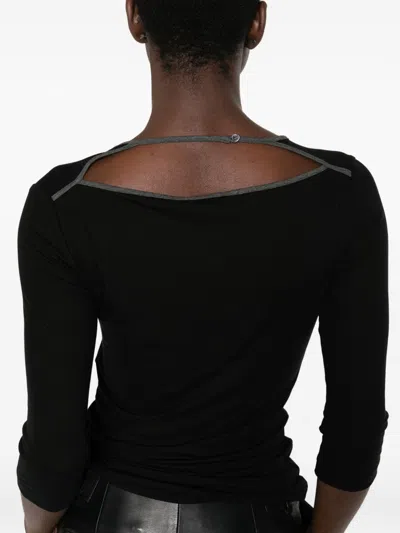Iro Thanya Ribbed Sweater In Black