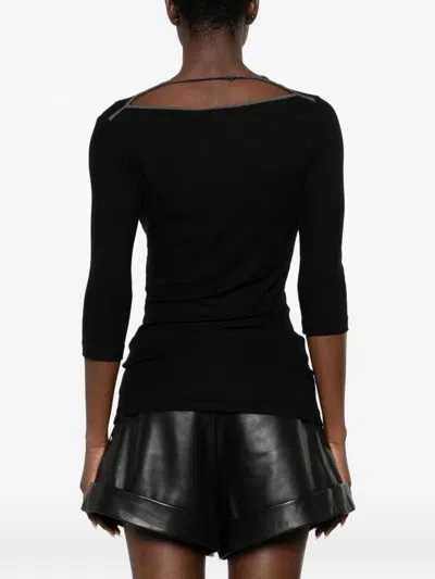 Iro Thanya Ribbed Sweater In Black