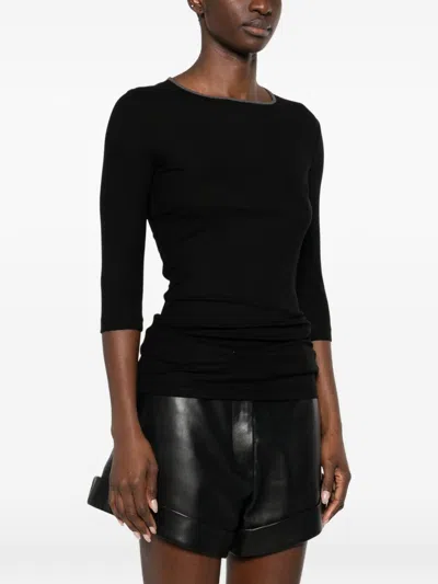 Iro Thanya Ribbed Sweater In Black