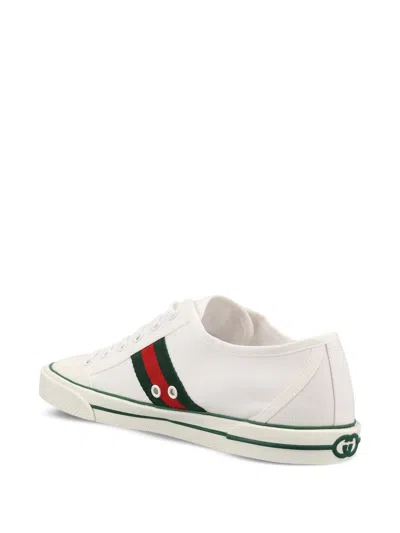 Gucci Fabric Upper And Rubber Sole Sneaker In White