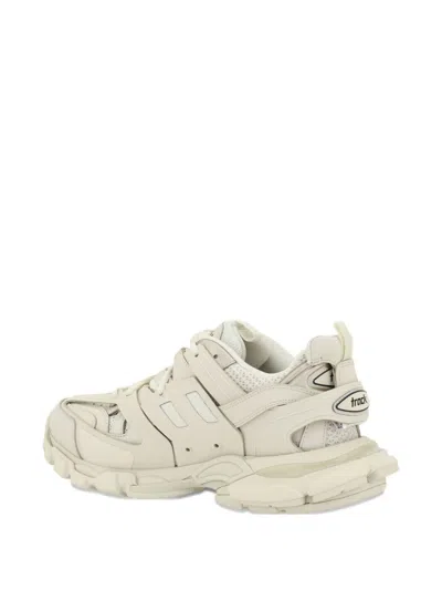 Balenciaga Track Faux-leather And Recycled-mesh Trainers In White