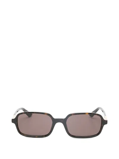 Chloé Judy Sunglasses Rectangular Frame Tinted Lenses In Brown