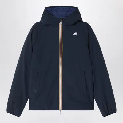 K-way Jack Stretch Dot Jacket In Blue