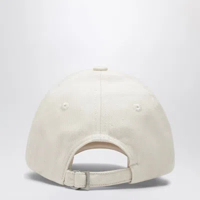 Jacquemus White Baseball Cap With Logo Women In White