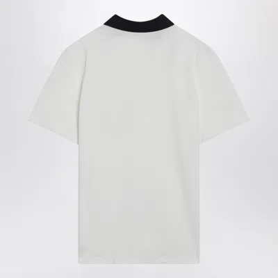 Moncler Embroidered Logo Cotton Pique Polo Shirt Clothing In Multi