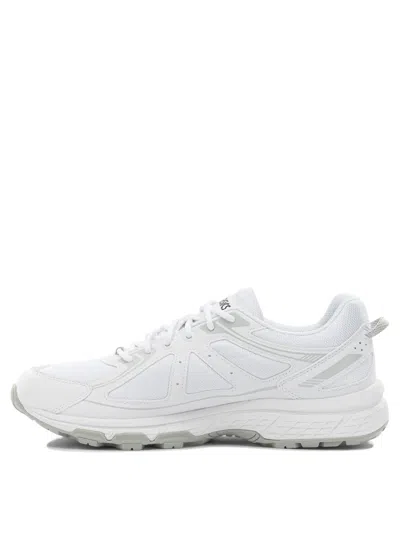 Asics Mesh Sneakers Slip On Pull Tab Sole In White