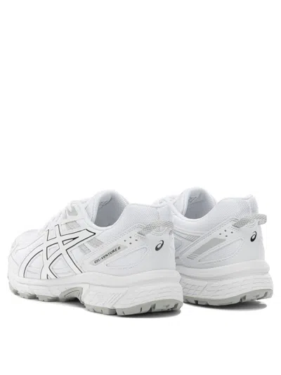 Asics Mesh Sneakers Slip On Pull Tab Sole In White