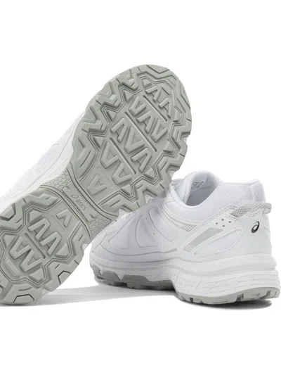 Asics Mesh Sneakers Slip On Pull Tab Sole In White