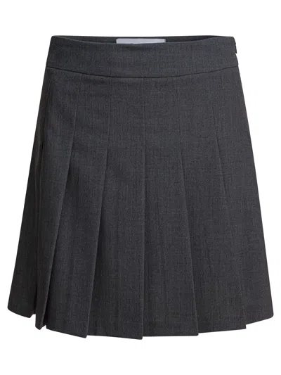 Semper Grey Elastane Skirt In Gray
