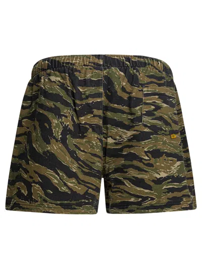 Gallery Dept. Printed Elasticated Shorts In Green