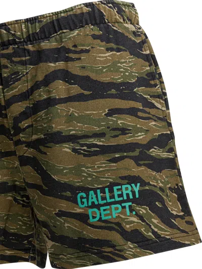 Gallery Dept. Printed Elasticated Shorts In Green