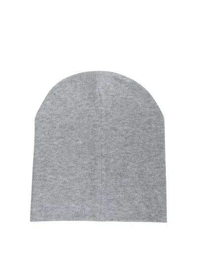 Montbell Grey Polyester Acrylic Hat In Gray