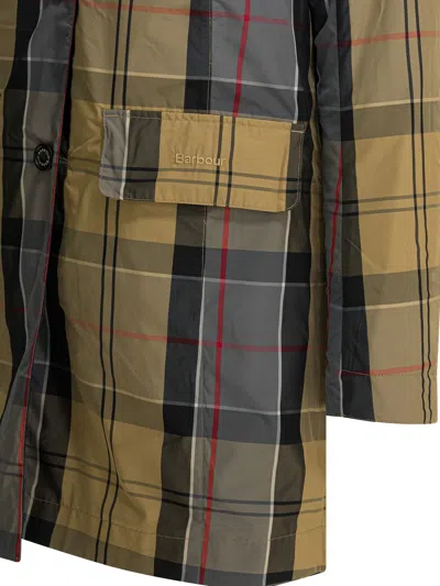 Barbour Blue Polyester Jacket In Blue