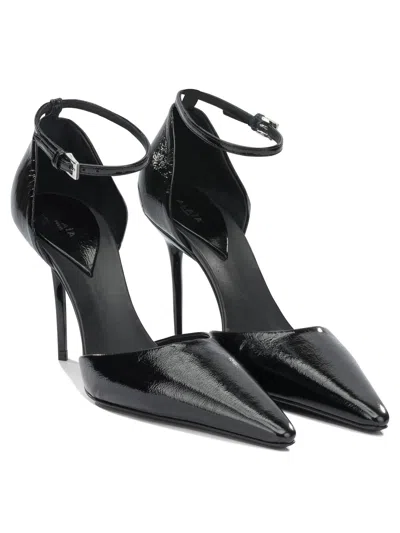 Alaïa Alaia Noir Leather Pumps 90 In Black