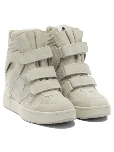 Isabel Marant Im3 High Top Sneakers In White
