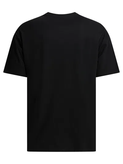Givenchy Men Black Crewneck T-shirt With Maxi Logo Lettering On The Front In Cotton Man