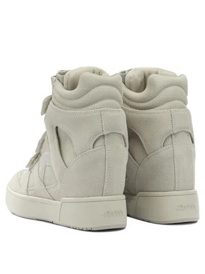 Isabel Marant Im3 High Top Sneakers In White