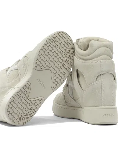Isabel Marant Im3 High Top Sneakers In White