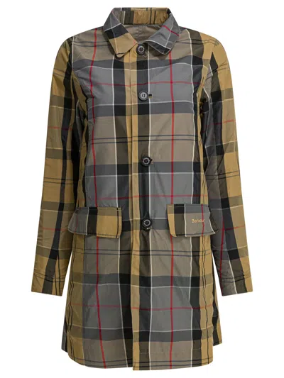Barbour Babbity Mist Reversible Jacket In Neutral