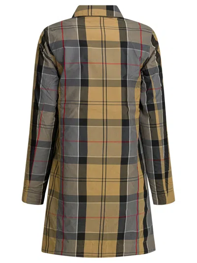 Barbour Babbity Mist Reversible Jacket In Neutral