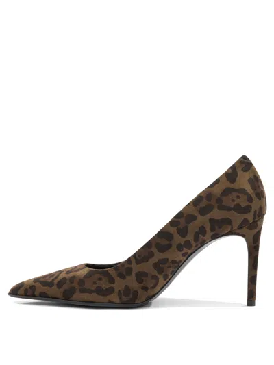 Sergio Levantesi Leopard-pattern Pumps In Brown