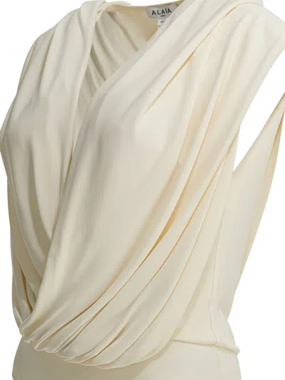 Alaïa Tops In Neutral