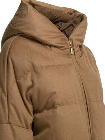 Max Mara The Cube Reversible Short Down Jacket Jackets And Coats Brown In Brown
