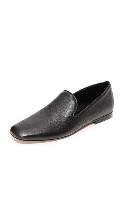Vince Maude Leather Slip-on Loafer In Black
