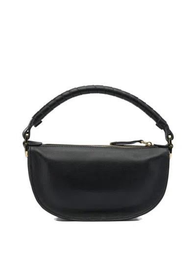 Chloé Mini Marcie Shoulder Bag In Soft Leather In Black