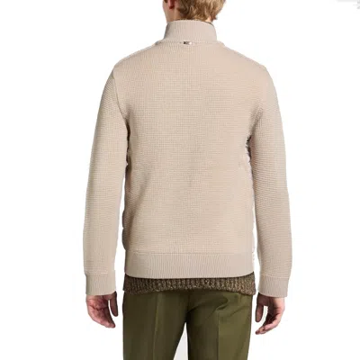 Herno P Ed Panel Knitted Jacket In Neutral