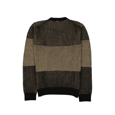 Herno Blue Wool Sweatshirt In Brown