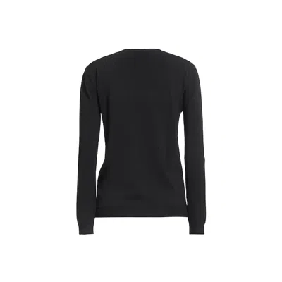 Valentino Garavani Logo Pullover In Black