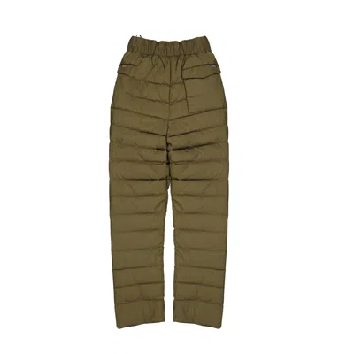 Herno Bicolor Polyamide Pants In Green