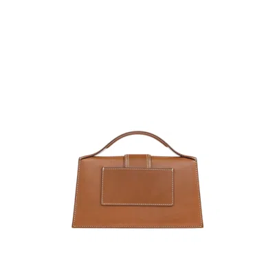 Jacquemus Le Grand Bambino Leather Crossbody Bag In Brown