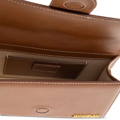 Jacquemus Le Grand Bambino Leather Crossbody Bag In Brown