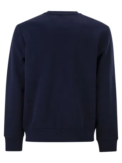 Polo Ralph Lauren Long Sleeve Fleece Society Bear Crewneck Sweatshirt In Multi
