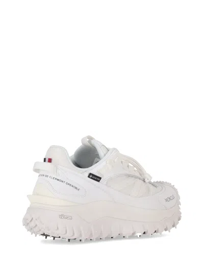 Moncler Waterproof Trailgrip Gtx Sneakers With Carbon Fiber In White