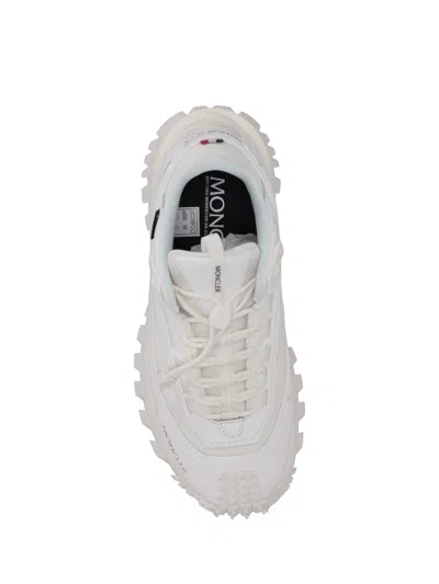 Moncler Waterproof Trailgrip Gtx Sneakers With Carbon Fiber In White