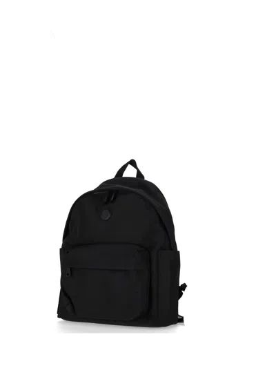 Moncler New Pierrick Fabric Backpack Featuring Pockets In Black