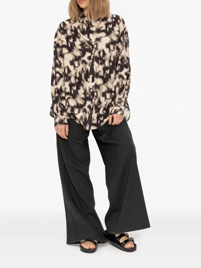 Birkenstock Black Sandals With Adjustable Straps And Gold-tone Buckles