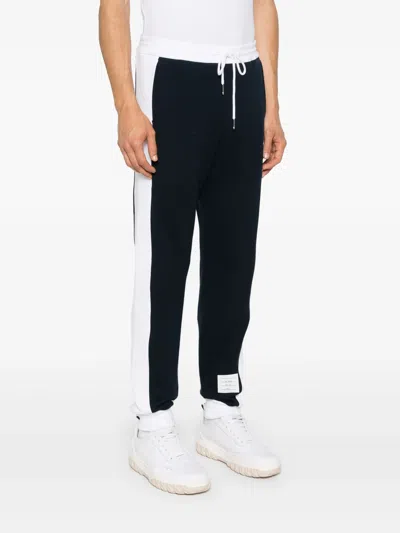Thom Browne Sweatpants With Engineered 4 Bar In Solid Classic Loopback In Black